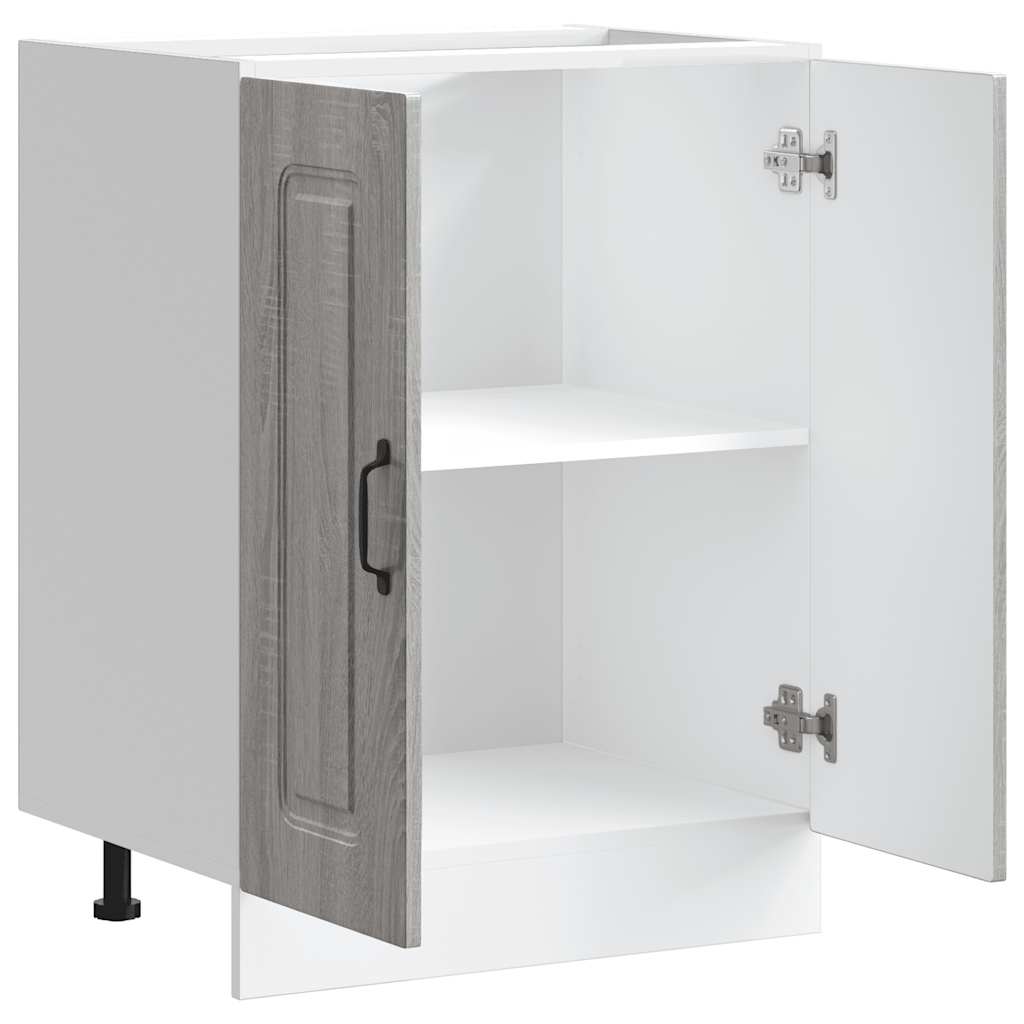 Mobile base lavello Kalmar Grigio Sonoma 60x46x81,5 cm - homemem39