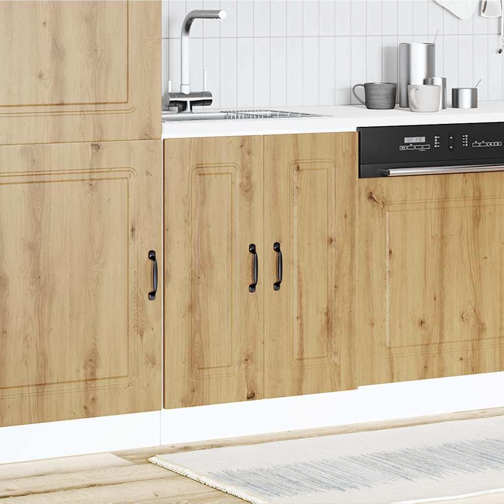 Mobile base lavello Kalmar Rovere Artigianale 60x46x81,5 cm | homemem39