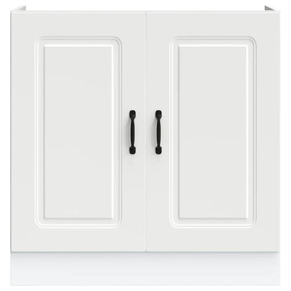 Mobile base lavello Kalmar Bianco 80x46x81,5 cm in Truciolato | homemem39