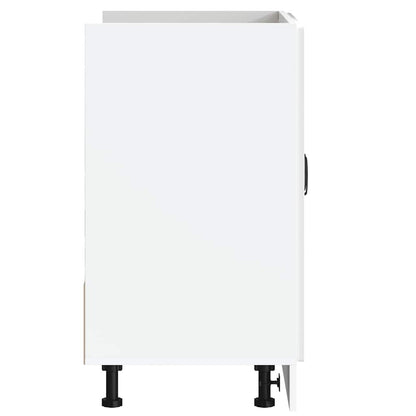 Mobile base lavello Kalmar Bianco Lucido 80x46x81,5 cm - homemem39