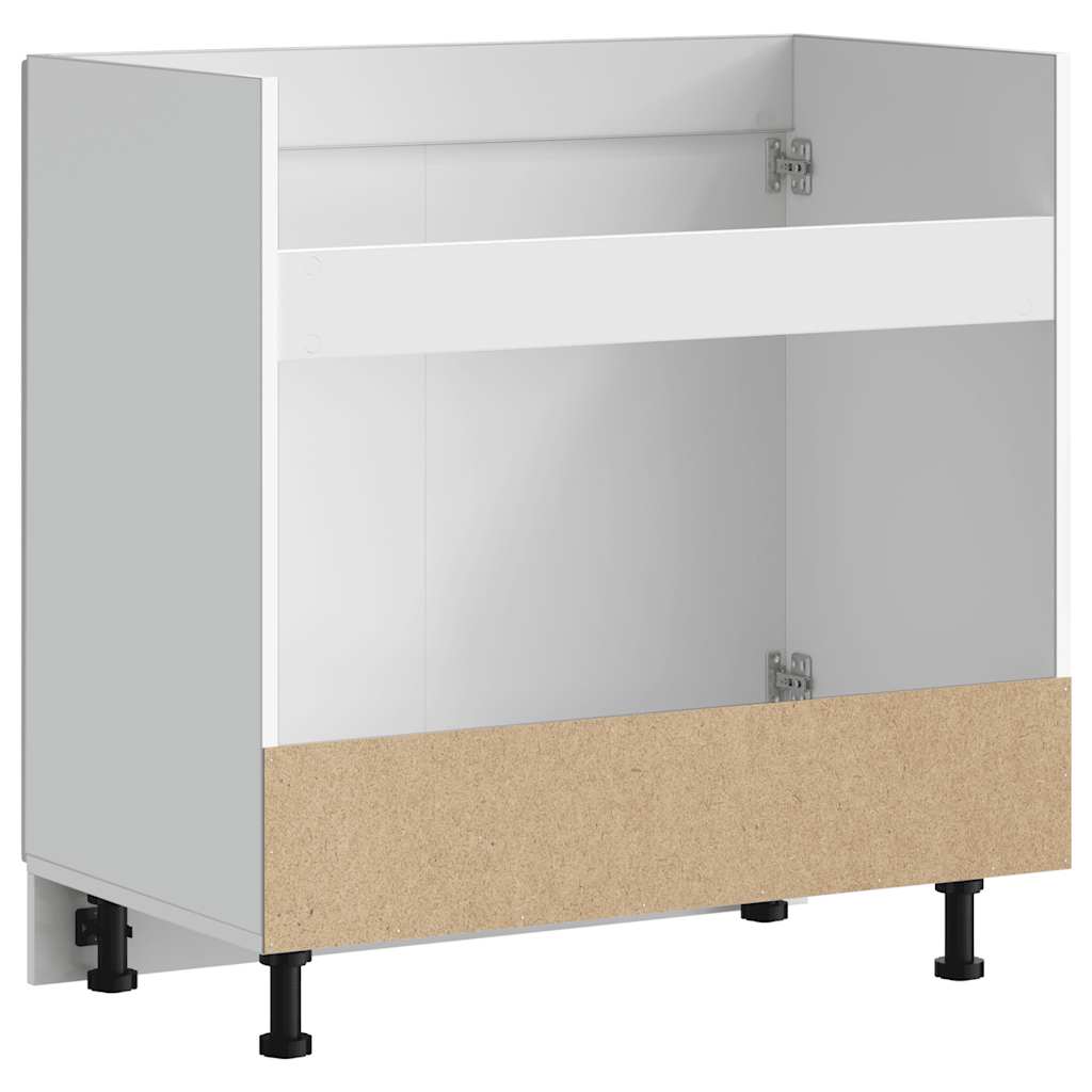 Mobile base lavello Kalmar Bianco Lucido 80x46x81,5 cm | homemem39
