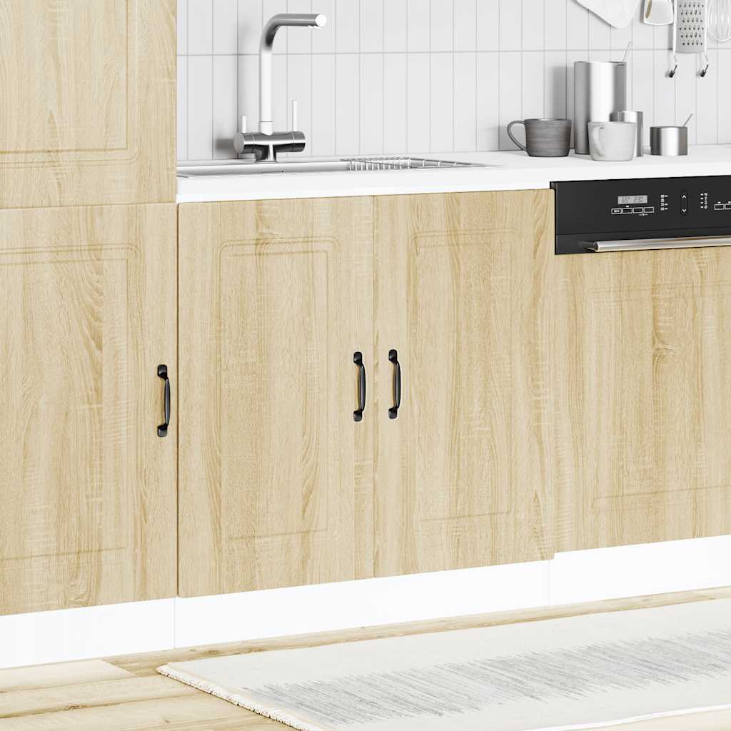Mobile base lavello Kalmar Rovere Sonoma 80x46x81,5 cm - homemem39