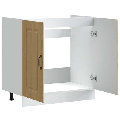 Mobile base lavello Kalmar Rovere Sonoma 80x46x81,5 cm | homemem39