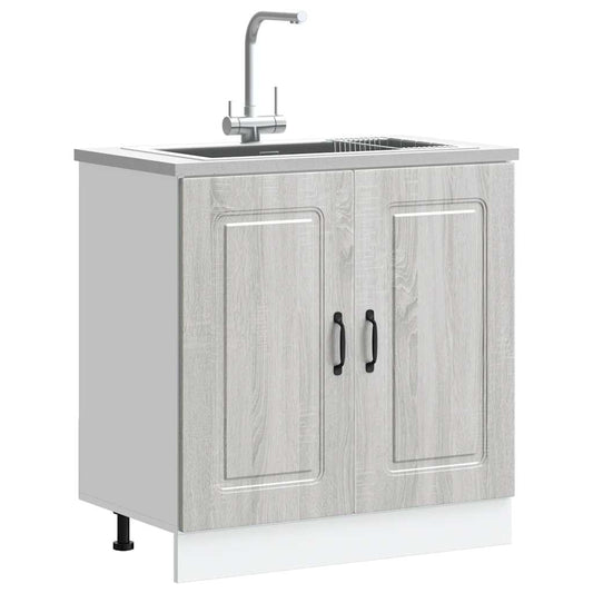 Mobile base lavello Kalmar Grigio Sonoma 80x46x81,5 cm