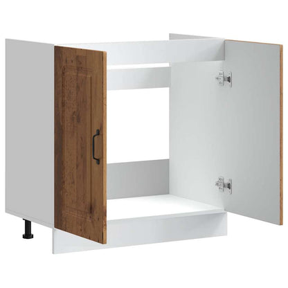 Mobile base lavello Kalmar Legno Vecchio 80x46x81,5 cm | homemem39