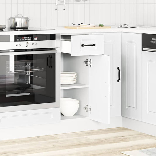 Base da Cucina Kalmar Bianco in Legno Multistrato - homemem39