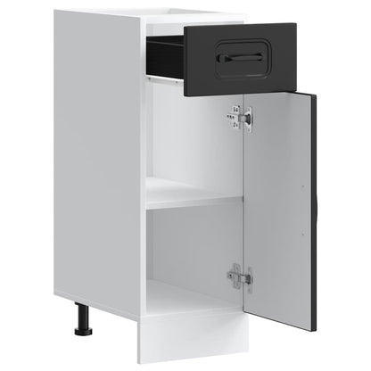 Base da Cucina Kalmar Nero in Legno Multistrato - homemem39