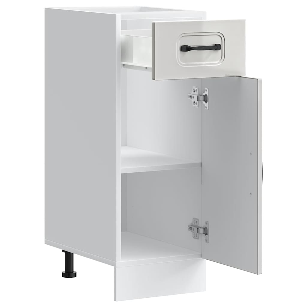 Base da Cucina Kalmar Bianco Lucido in Legno Multistrato | homemem39