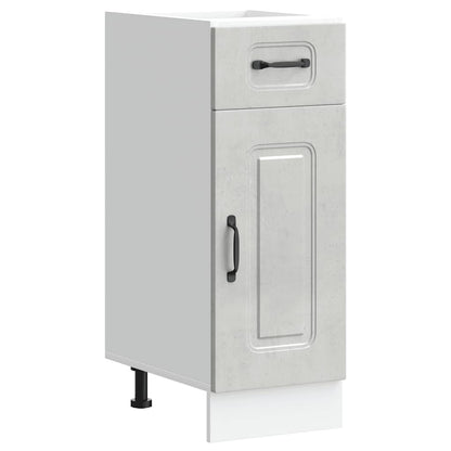 Base da Cucina Kalmar Grigio Cemento in Legno Multistrato - homemem39
