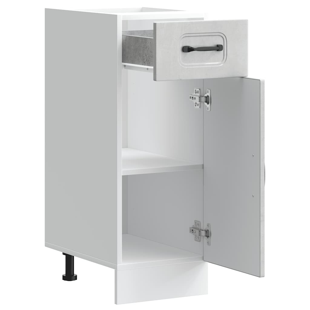 Base da Cucina Kalmar Grigio Cemento in Legno Multistrato - homemem39