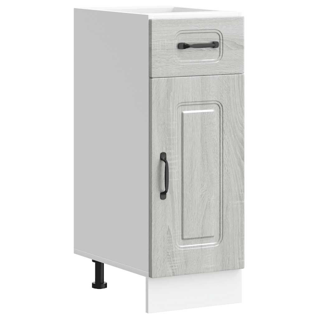 Base da Cucina Kalmar Grigio Sonoma in Legno Multistrato - homemem39