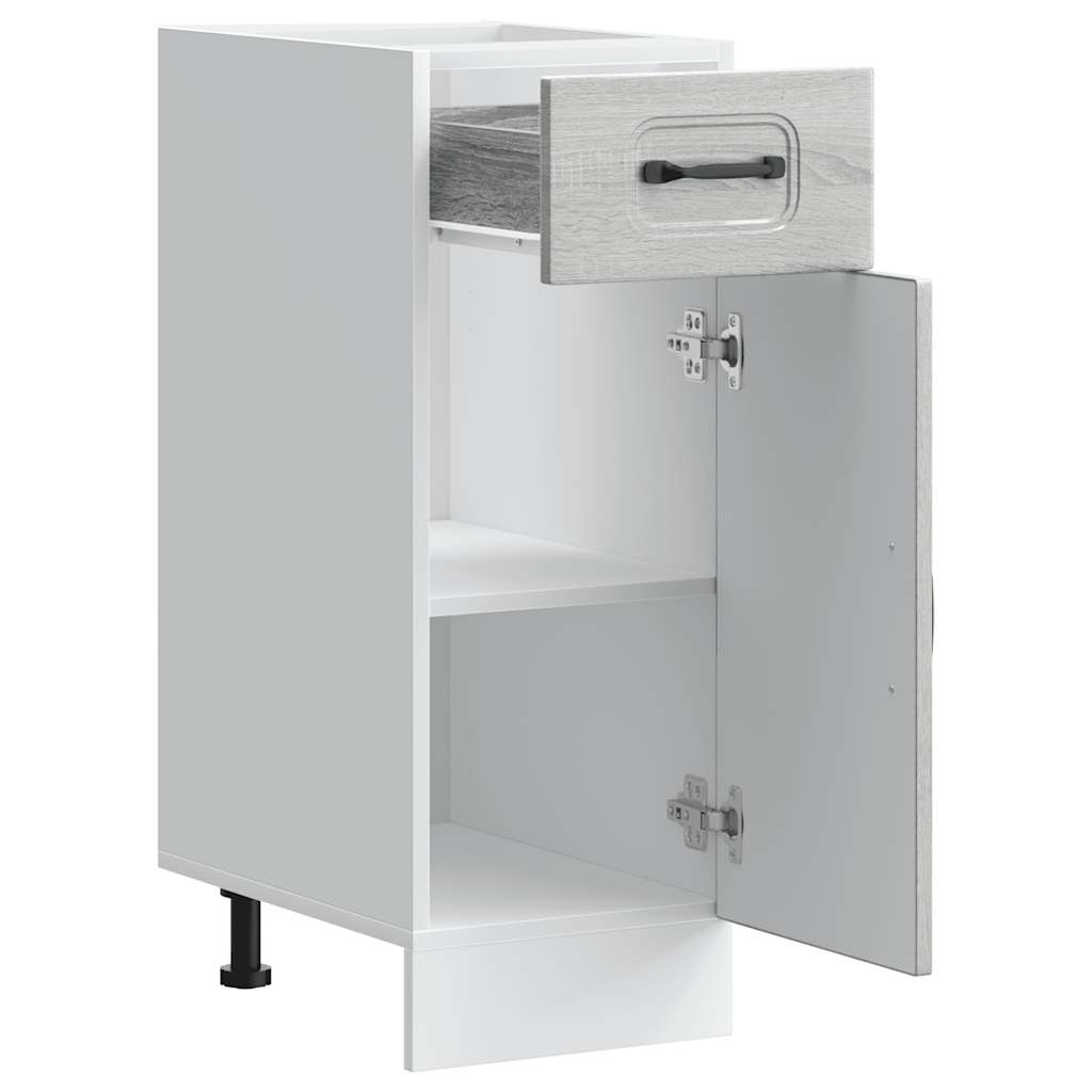 Base da Cucina Kalmar Grigio Sonoma in Legno Multistrato - homemem39