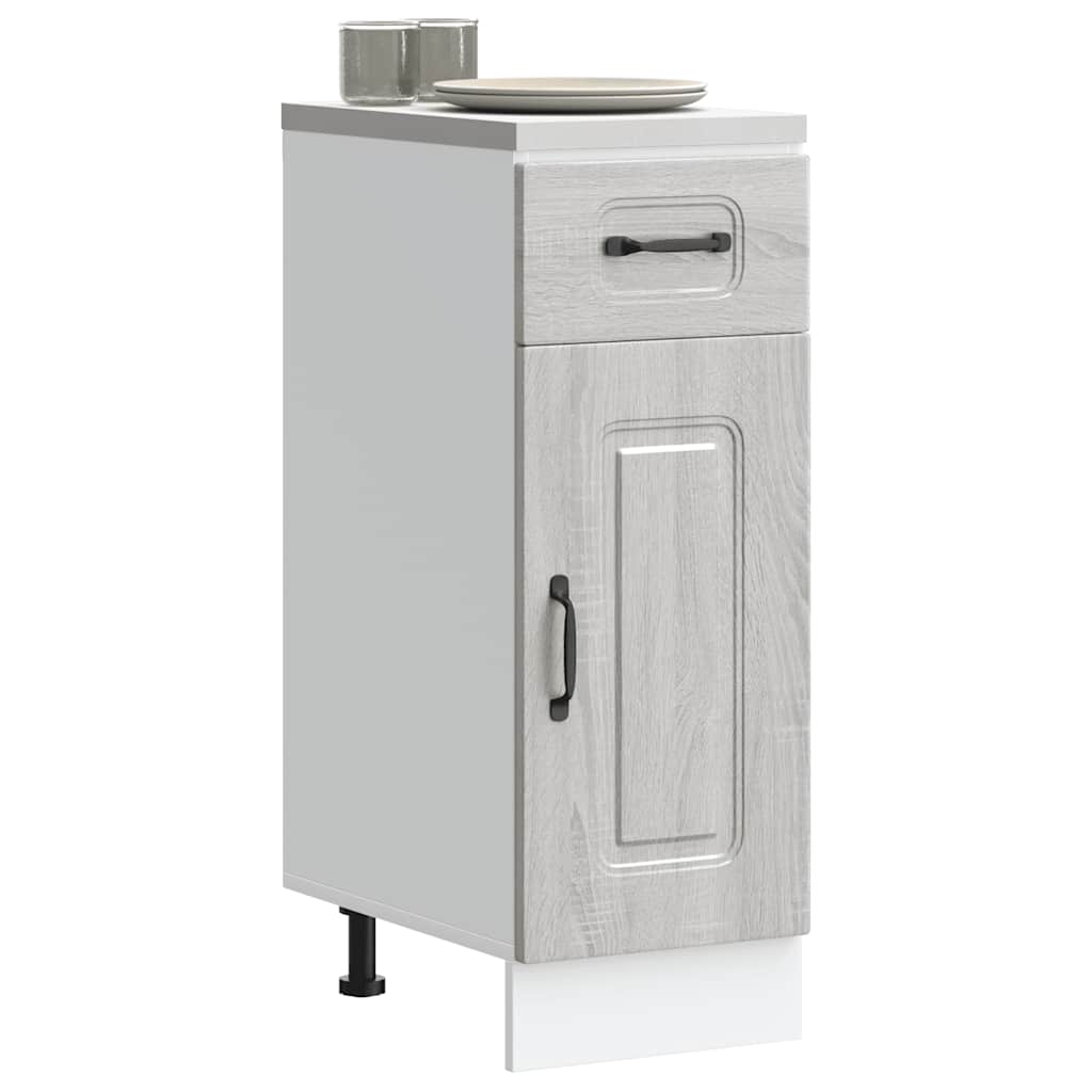 Base da Cucina Kalmar Grigio Sonoma in Legno Multistrato - homemem39