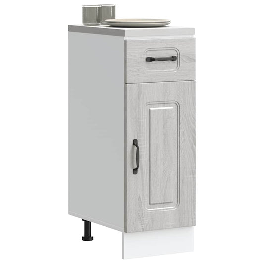 Base da Cucina Kalmar Grigio Sonoma in Legno Multistrato - homemem39