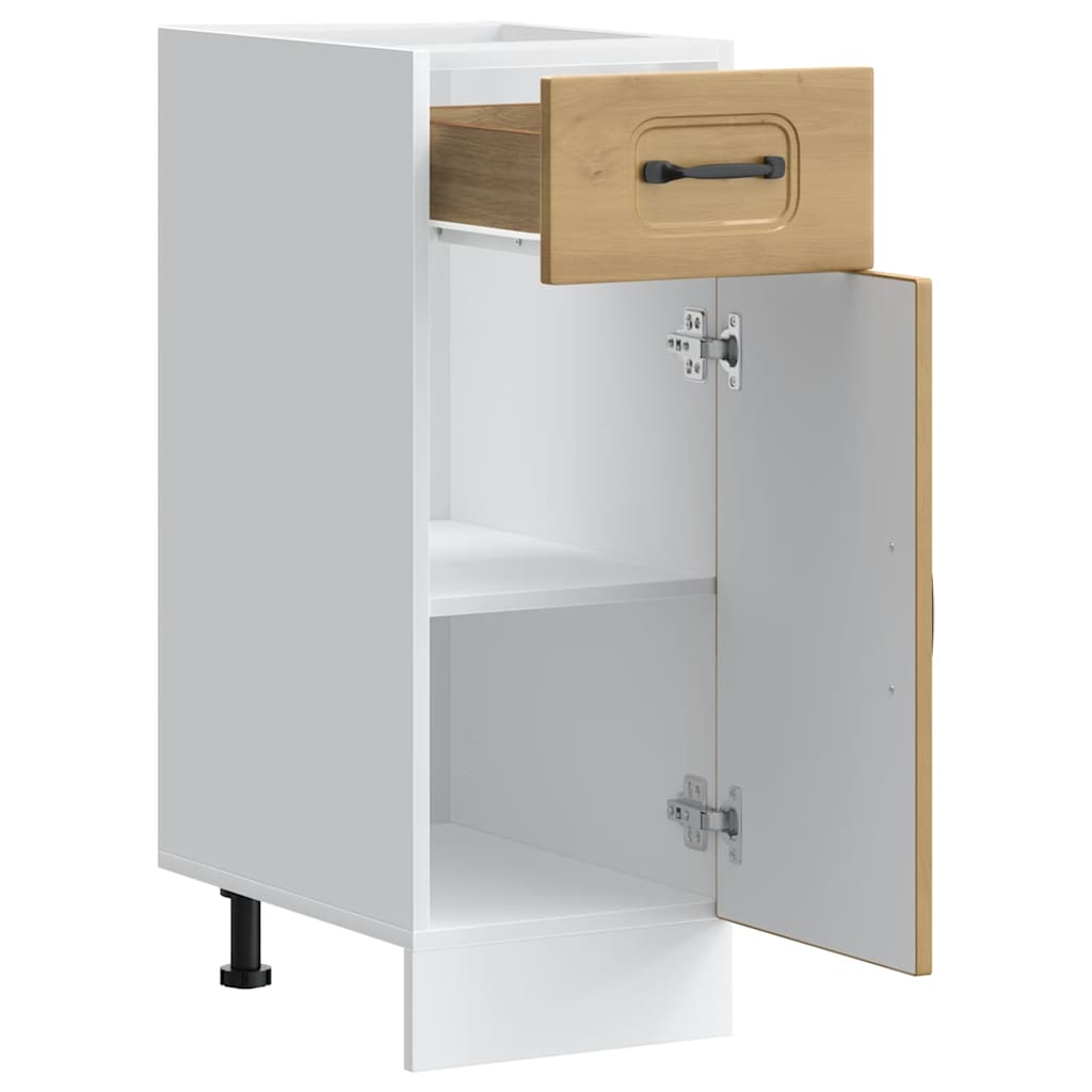 Base da Cucina Kalmar Rovere Artigianale in Legno Multistrato - homemem39