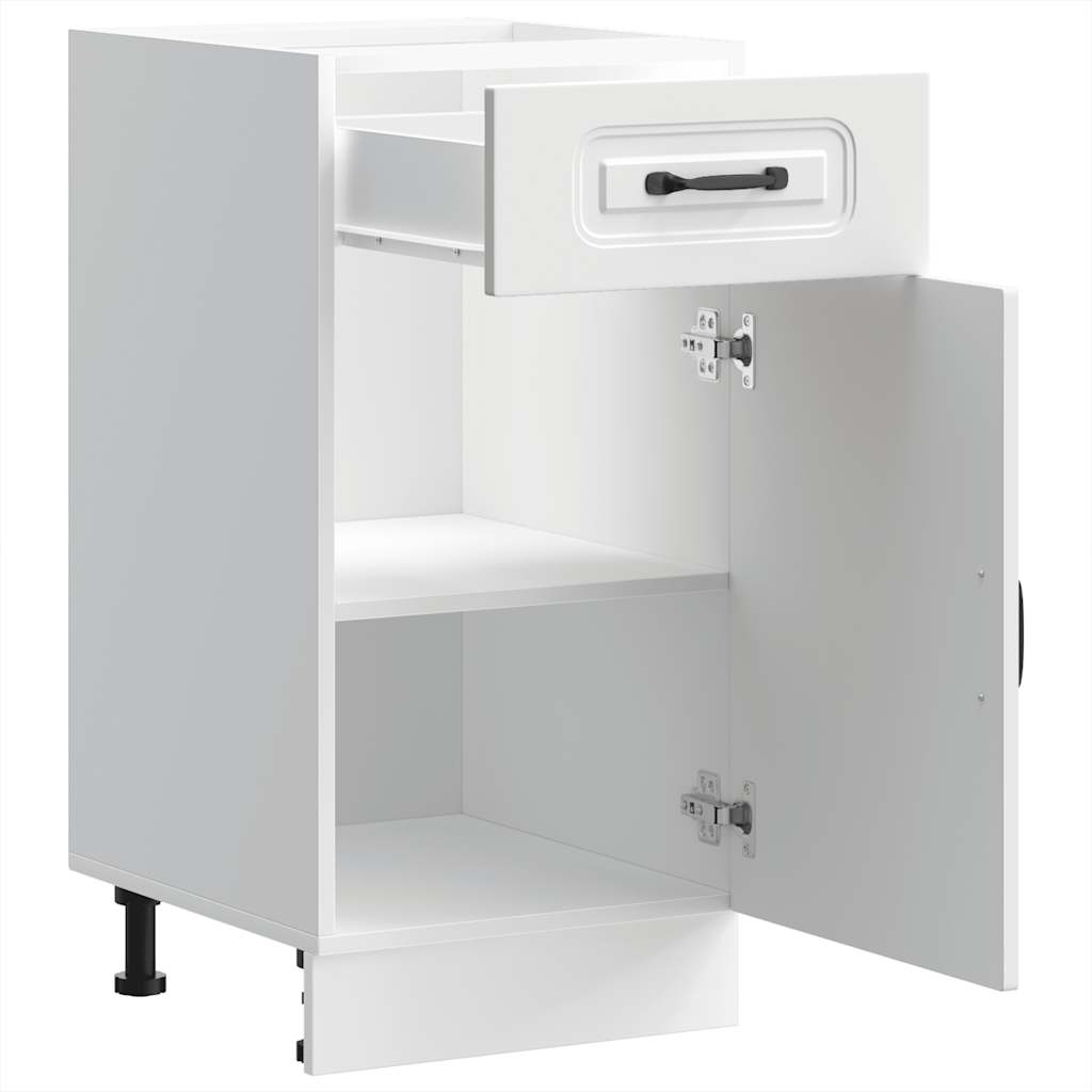 Base da Cucina Kalmar Bianco in Legno Multistrato - homemem39