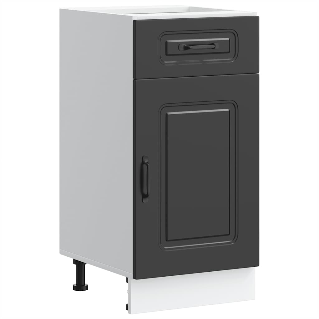 Base da Cucina Kalmar Nero in Legno Multistrato - homemem39
