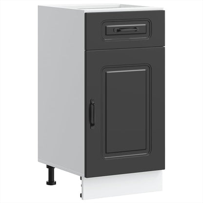 Base da Cucina Kalmar Nero in Legno Multistrato - homemem39