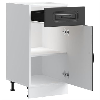 Base da Cucina Kalmar Nero in Legno Multistrato | homemem39