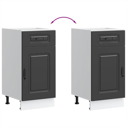 Base da Cucina Kalmar Nero in Legno Multistrato - homemem39