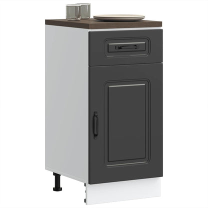 Base da Cucina Kalmar Nero in Legno Multistrato - homemem39