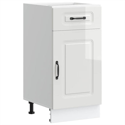 Base da Cucina Kalmar Bianco Lucido in Legno Multistrato - homemem39