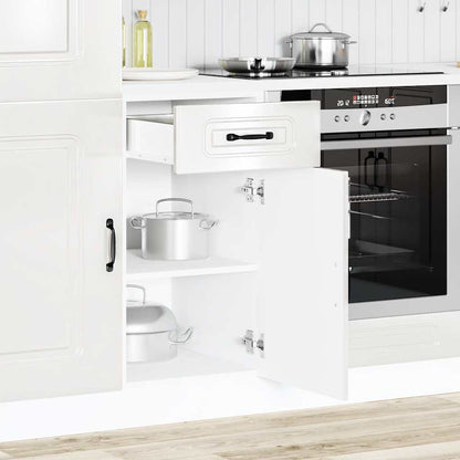 Base da Cucina Kalmar Bianco Lucido in Legno Multistrato | homemem39