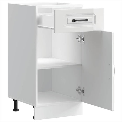 Base da Cucina Kalmar Bianco Lucido in Legno Multistrato - homemem39
