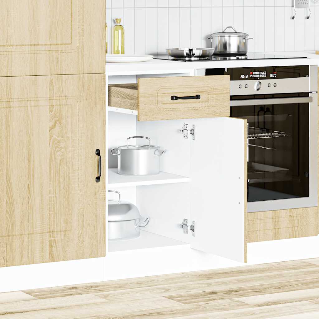 Base da Cucina Kalmar Rovere Sonoma in Legno Multistrato - homemem39