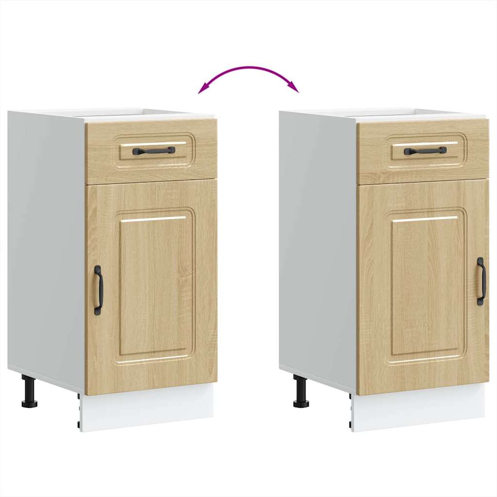 Base da Cucina Kalmar Rovere Sonoma in Legno Multistrato - homemem39