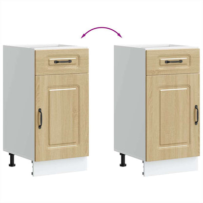 Base da Cucina Kalmar Rovere Sonoma in Legno Multistrato - homemem39