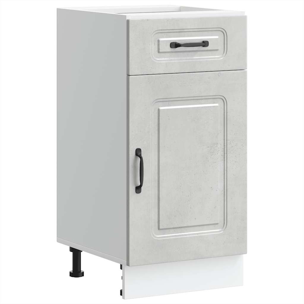 Base da Cucina Kalmar Grigio Cemento in Legno Multistrato - homemem39