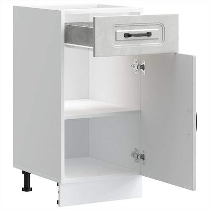 Base da Cucina Kalmar Grigio Cemento in Legno Multistrato - homemem39
