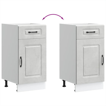 Base da Cucina Kalmar Grigio Cemento in Legno Multistrato - homemem39