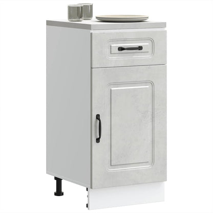 Base da Cucina Kalmar Grigio Cemento in Legno Multistrato - homemem39