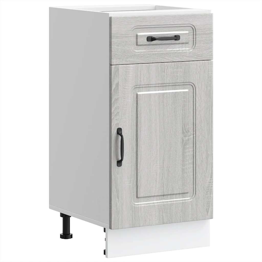 Base da Cucina Kalmar Grigio Sonoma in Legno Multistrato - homemem39