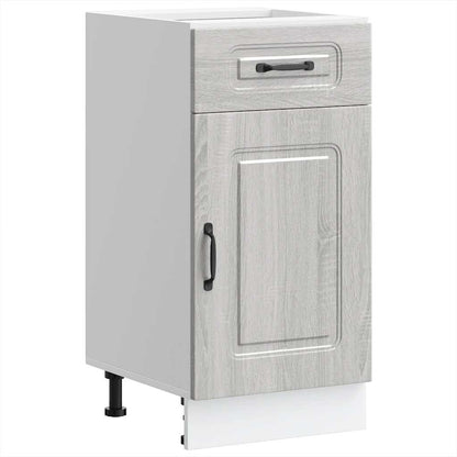 Base da Cucina Kalmar Grigio Sonoma in Legno Multistrato - homemem39