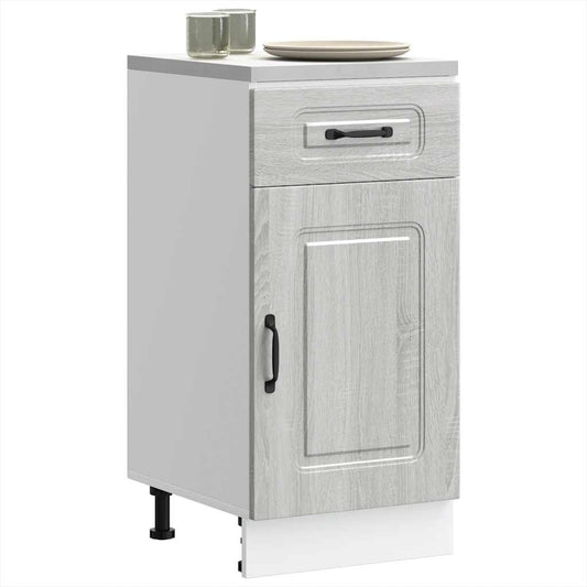 Base da Cucina Kalmar Grigio Sonoma in Legno Multistrato - homemem39