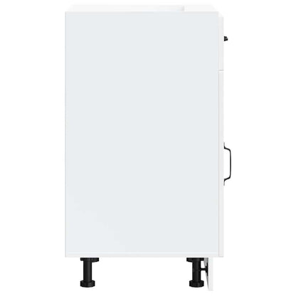 Base da Cucina Kalmar Bianco in Legno Multistrato - homemem39