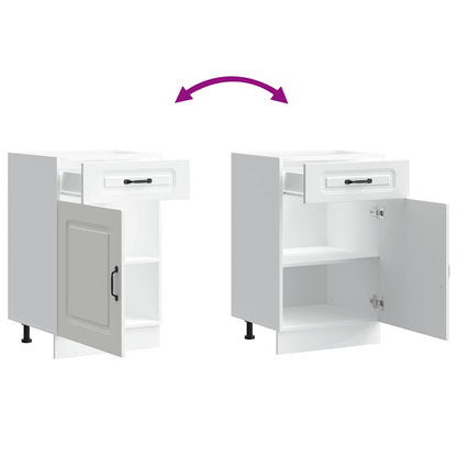 Base da Cucina Kalmar Bianco in Legno Multistrato | homemem39
