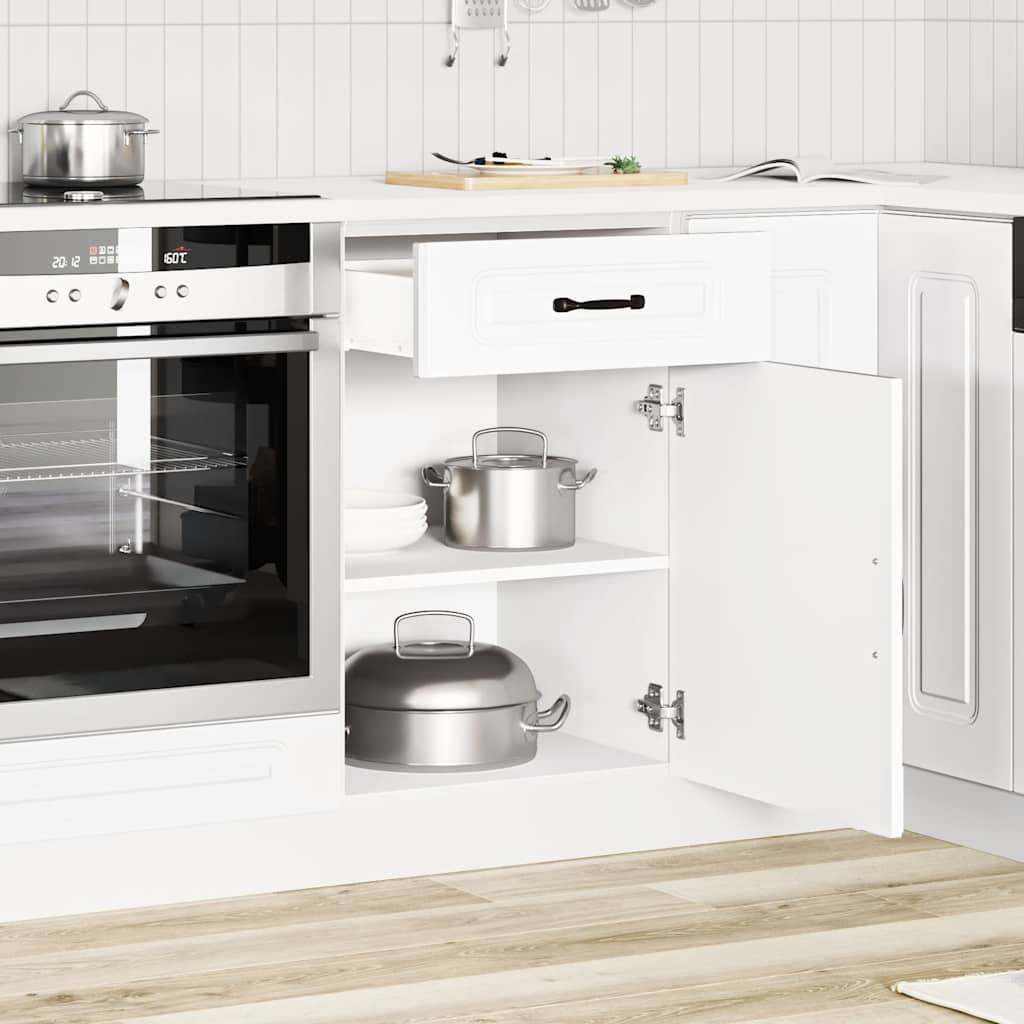 Base da Cucina Kalmar Bianco in Legno Multistrato | homemem39
