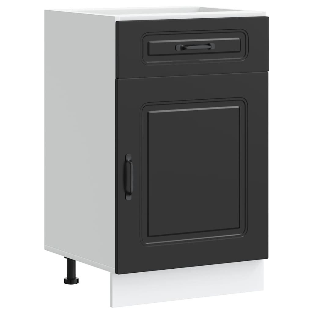 Base da Cucina Kalmar Nero in Legno Multistrato | homemem39