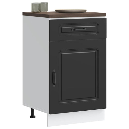 Base da Cucina Kalmar Nero in Legno Multistrato - homemem39