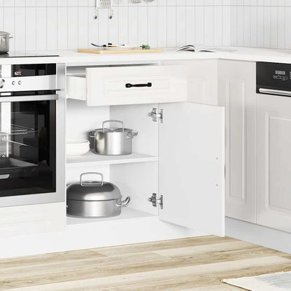 Base da Cucina Kalmar Bianco Lucido in Legno Multistrato - homemem39