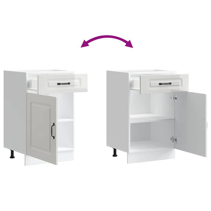 Base da Cucina Kalmar Bianco Lucido in Legno Multistrato | homemem39