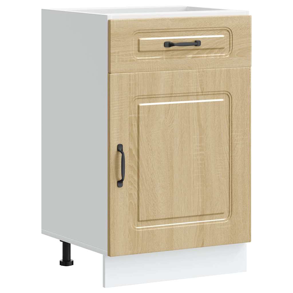Base da Cucina Kalmar Rovere Sonoma in Legno Multistrato - homemem39