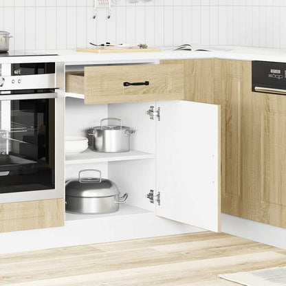 Base da Cucina Kalmar Rovere Sonoma in Legno Multistrato - homemem39