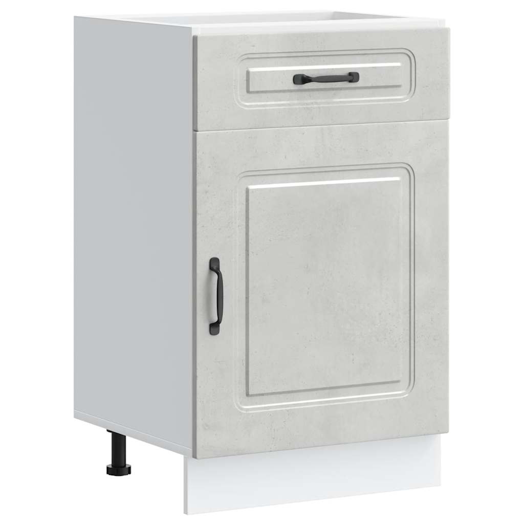Base da Cucina Kalmar Grigio Cemento in Legno Multistrato - homemem39