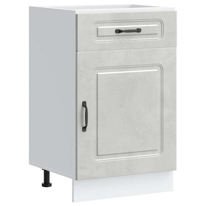 Base da Cucina Kalmar Grigio Cemento in Legno Multistrato - homemem39