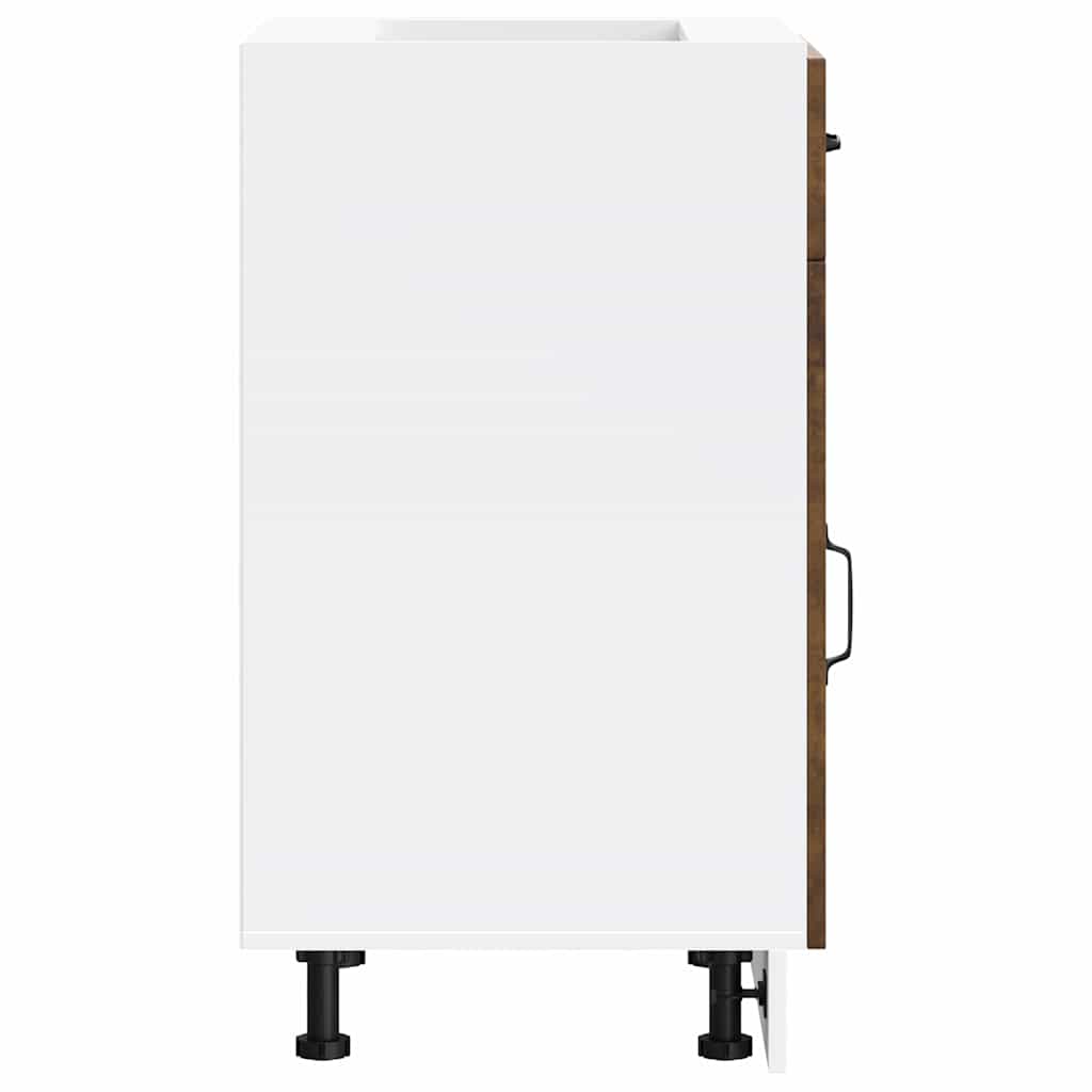 Base da Cucina Kalmar Rovere Fumo in Legno Multistrato - homemem39